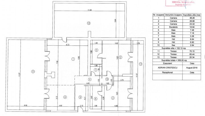 PRIMA INCHIRIERE Penthouse lux+3 terase Laguna Residence