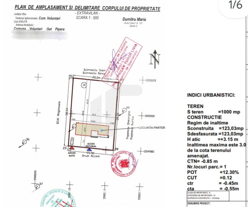 Terenul ideal pentru casa în Pipera sau investitie spre dezvoltare