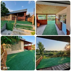 Vand casa de vacanta/locuit in Comana, Giurgiu, zona turistica 53mp , teren 370