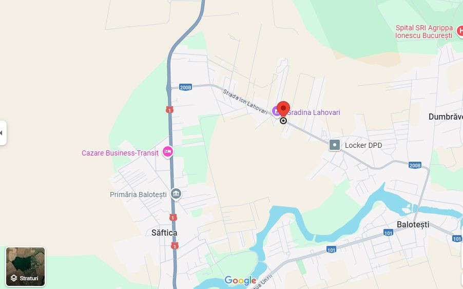   VAND TEREN INTRAVILAN 38.000MP IN ZONA SAFTICA-BALOTESTI LA CEL MAI MIC PRET