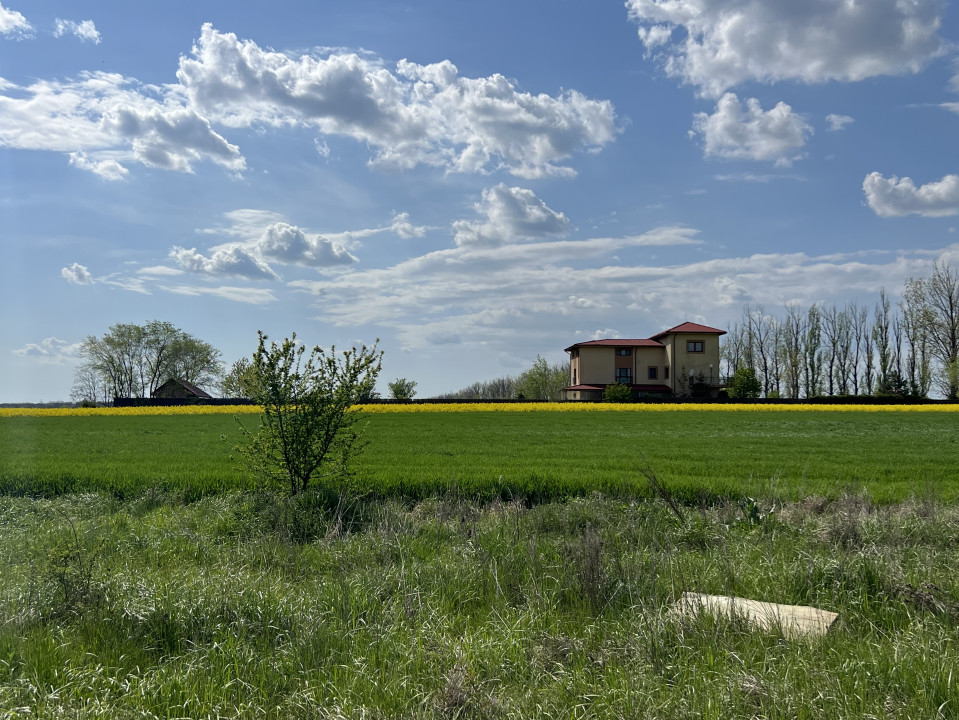 Teren 10.000 mp. Front 40 metri.  Intravilan si Extravilan. 