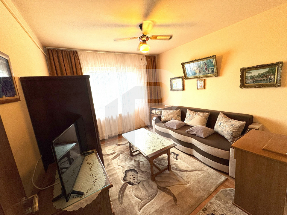 2 camere, langa spitalul judetean, etaj 4, mobilat si utilat