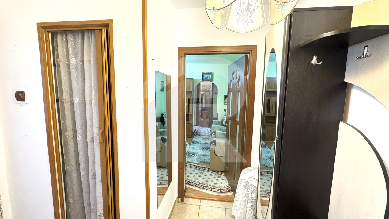 2 camere, langa spitalul judetean, etaj 4, mobilat si utilat