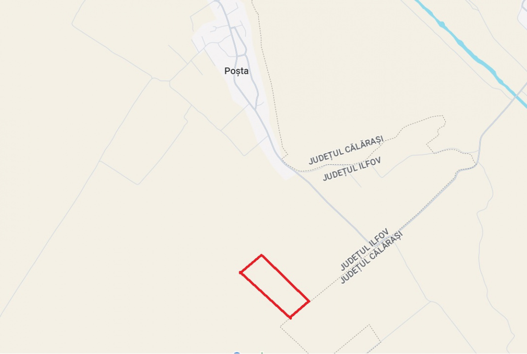 CERNICA-POSTA, LOT 8956 MP, LA PADURE! 