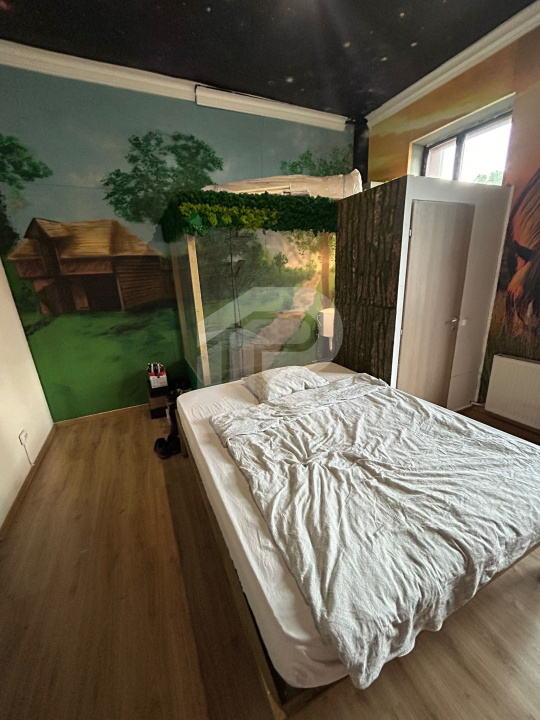 Apartament in vilă 3 camere cu design artistic unic, curte 40mp - Nerva Traian