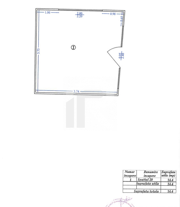 Spatiu comercial stradal | Piata Vitan | 14.4 mp | Vad pietonal | 2 vitrine
