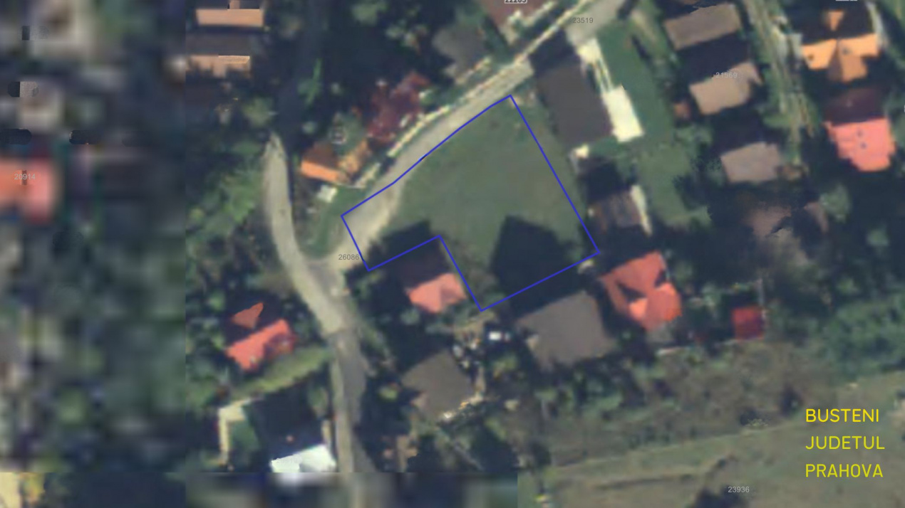 Teren 1407 mp Poiana Tapului. Vedere Bucegi .Tripla Deschidere