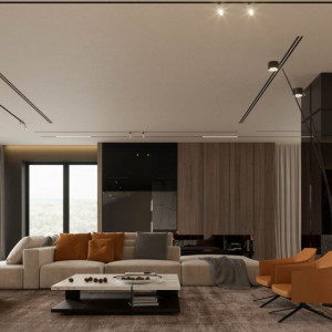 Penthouse 5 camere | 358 mp, terasă 84 mp, vedere pădure – Pines Residence